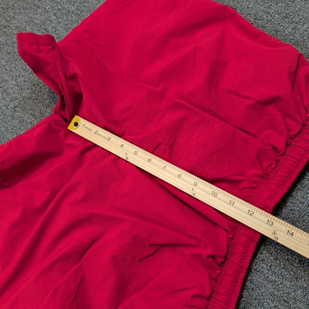 Nautica Vintage Swim Trunks Size Large Red Nylon Nautical Gorpcore Beach Shorts